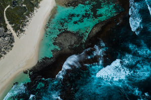 The rugged coastline of the Margaret River Region in Western Australia