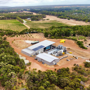 Drone Shot of Flying Fish Fish Cove Winery in Wilyabrup, Western Australia